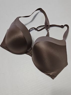 Victoria's Secret Smooth Molded Bra - Chocolate Brown Push Up Size 32C